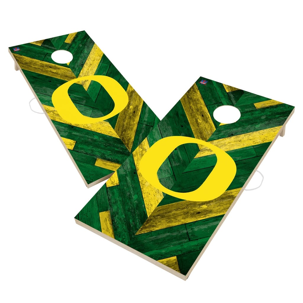 Oregon Ducks Cornhole Board Set