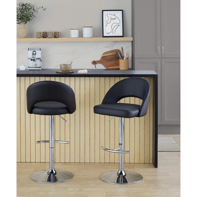 Renee Adjustable Barstool - Set of 2