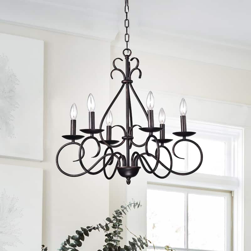 Surma 6-Light Candle Style Chandelier