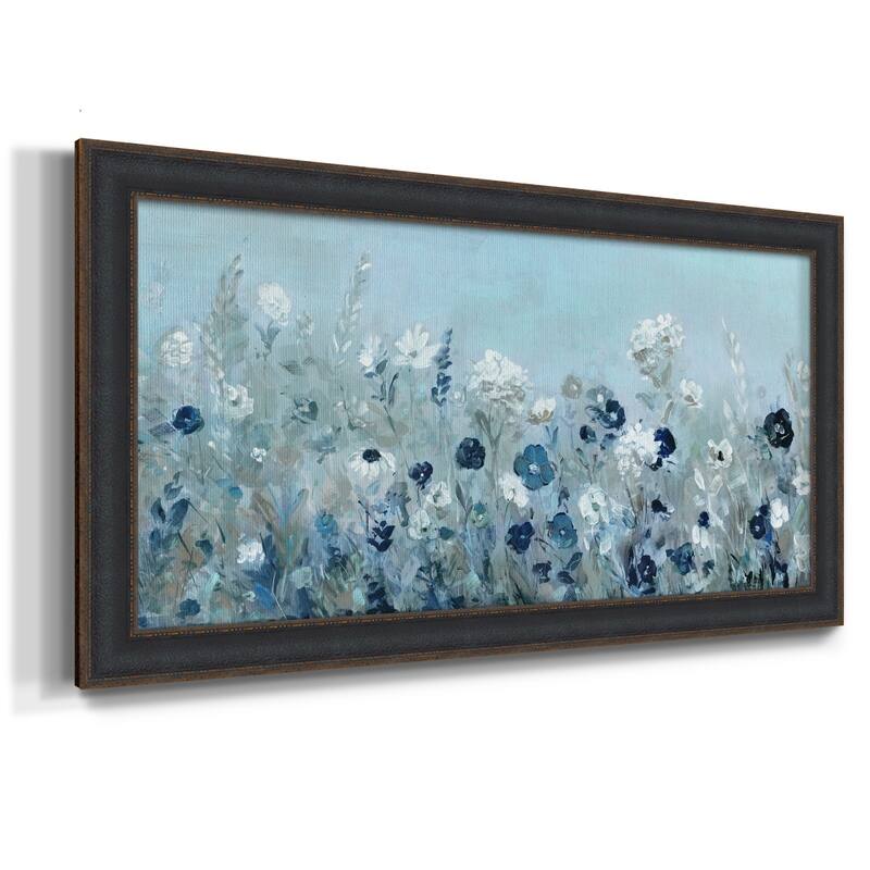 Teal Light Garden Premium Framed Canvas- Ready to Hang