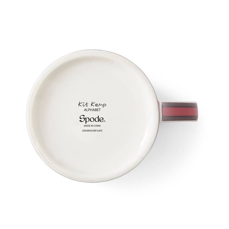 Kit Kemp for Spode for Spode Alphabet 12 Ounce Mug