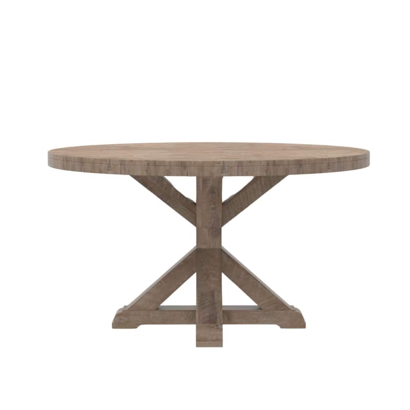 Alpine Furniture Newberry 54 in. W Round Dining Table, Natural - N/A