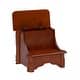 preview thumbnail 5 of 10, Linon Gabrielle Woodbury Mahogany Bed Steps with Storage
