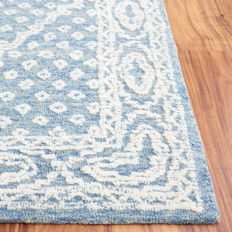 SAFAVIEH Handmade Ebony Branddis Modern Wool Rug