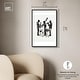preview thumbnail 19 of 60, Bebop II Black Art Canvas Print by Art Remedy
