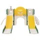 preview thumbnail 6 of 7, 7 in 1 Toddler Slide Playset, Kids Climbers Playground with Double Slides, Arch Tunnel, Ring Toss and Basketball Hoop