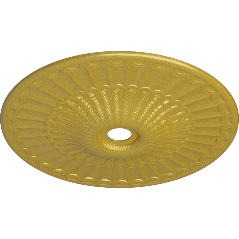 36 5/8"OD x 3 5/8"ID x 2 3/8"P Galveston Ceiling Medallion