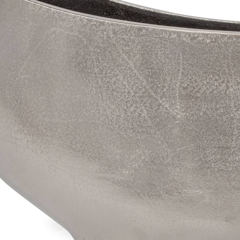10" Nickel Aluminum Table Vase - 17.2