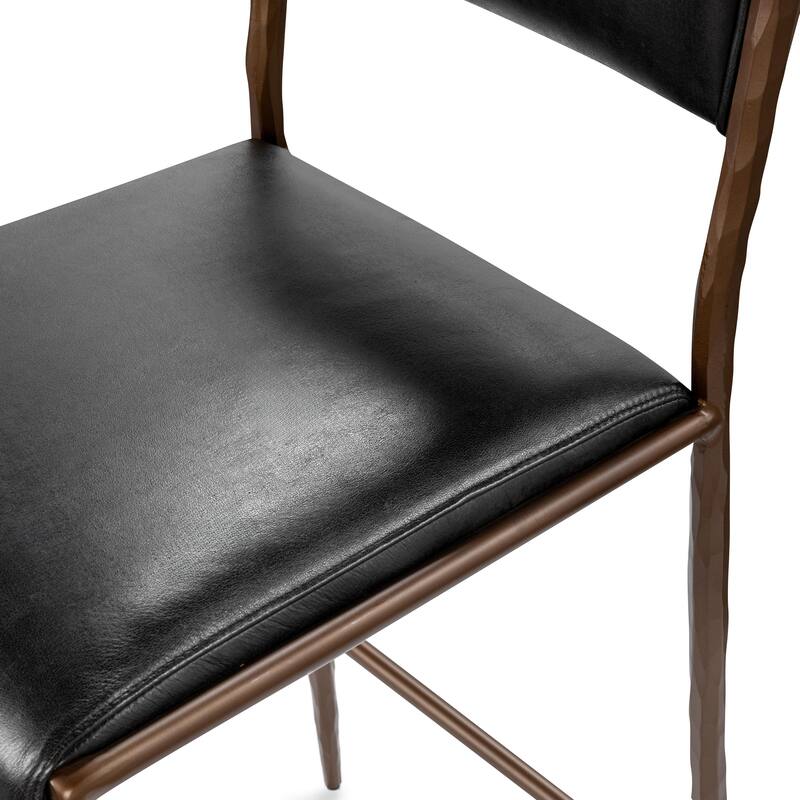 Classic Home Kayne Leather Counter Stool