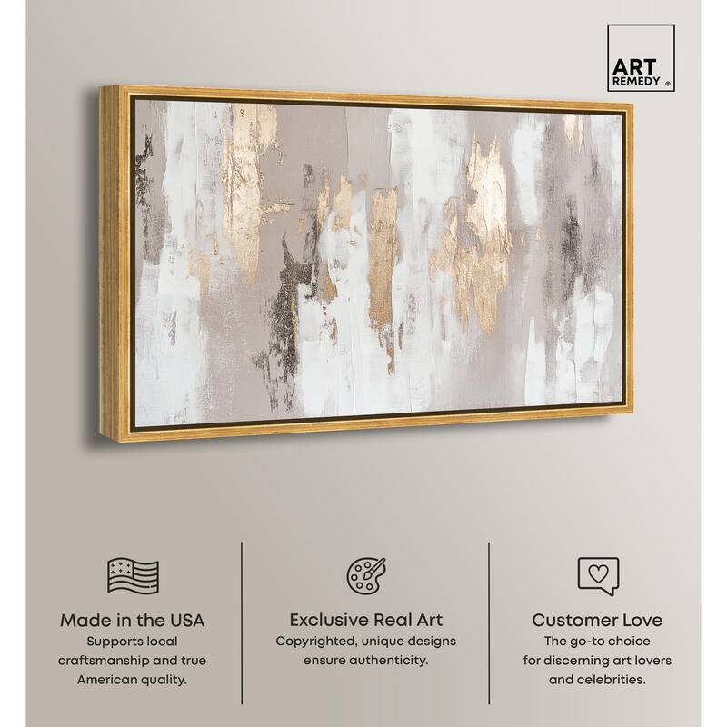 Gilded Brilliance I Canvas by Art Remedy