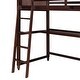 preview thumbnail 11 of 36, Twin Loft Bed wDesk, Side Cabinet, Drawers, Shelves, Ladder, Guardrail