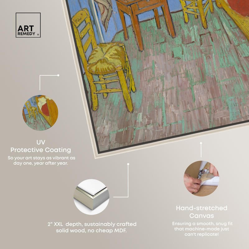 The Bedroom Canvas by Art Remedy