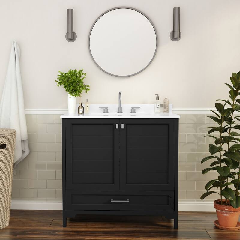 James Allan FFIR36194 36" Free Standing Single Basin Vanity Set with
