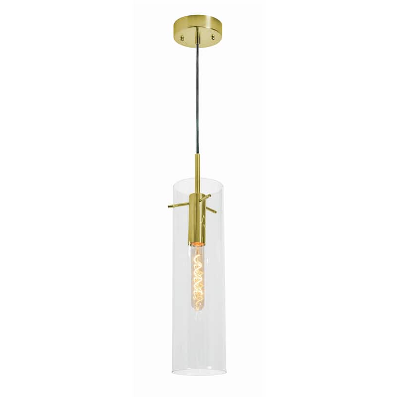 AFX VSAP05MB Vista 5" Wide Mini Pendant with Clear Glass Shade