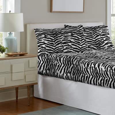 Pointehaven Soft Cotton 180 GSM Deep Pocket Oversized Brushed Flannel Sheet Set