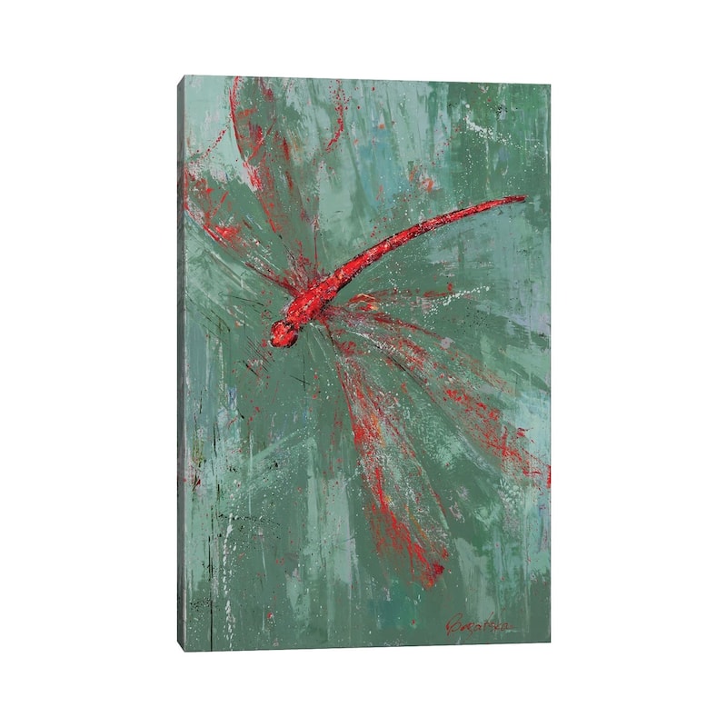 iCanvas "Dragonfly VII" by Olena Bogatska Canvas Print