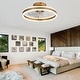 preview thumbnail 26 of 118, 20"/24"/72" Oaks Aura Cotti Low Profile Dimmable Smart Ceiling Fan with Lights 6-Speed Flush Mount Modern Remote