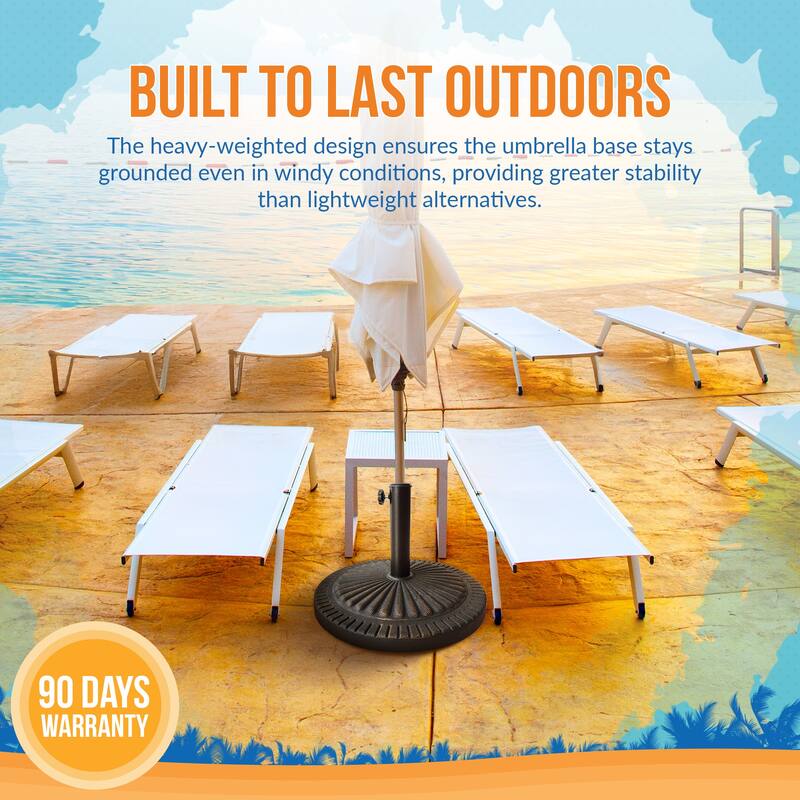 Island Umbrella Classic 31-lb Umbrella Base in Bronze