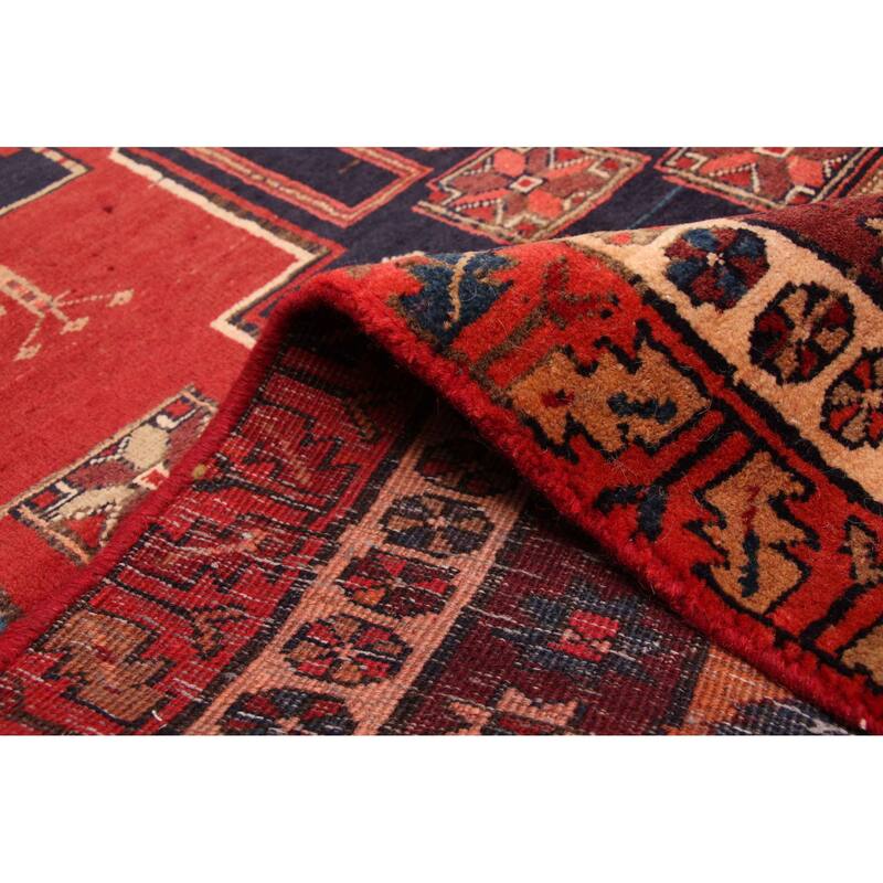 ECARPETGALLERY Hand-knotted Konya Anatolian Red Wool Rug - 4'6 x 9'3