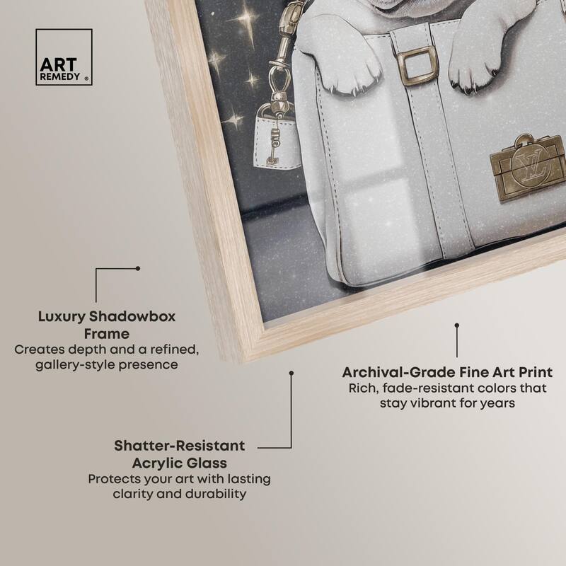 Constellation Frenchie Purse Shadowbox by Art Remedy