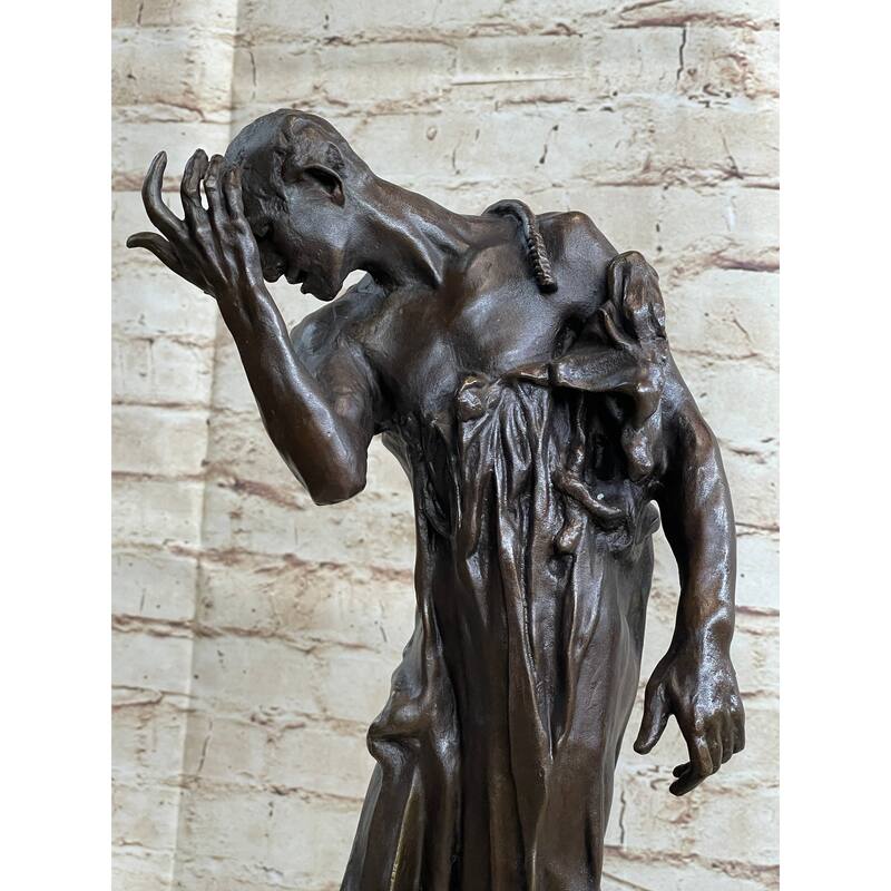 Pierre De Wissant Burghers Of Calais Bronze Statue Sculpture By Auguste Rodin