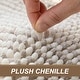 preview thumbnail 25 of 35, Ombre Chenille Non-Slip Bath Rug