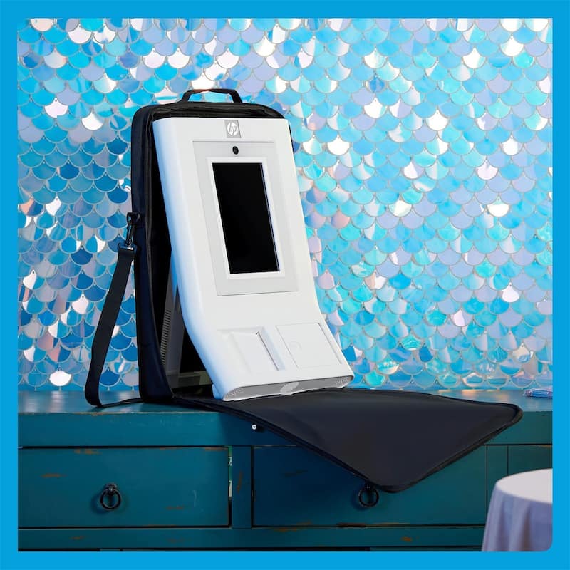 HP Premium Carrying Padded Storage Case w/Removable Shoulder Strap for Sprocket Photobooth (Black) - Black