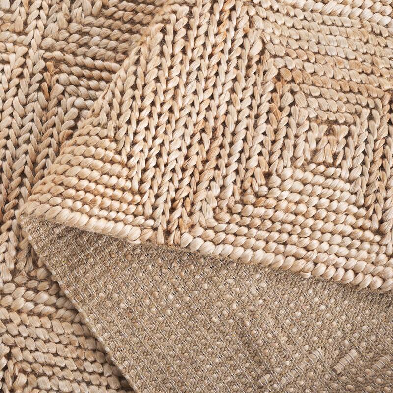 SAFAVIEH Handmade Natural Fiber Cailyn Farmhouse Wool Rug