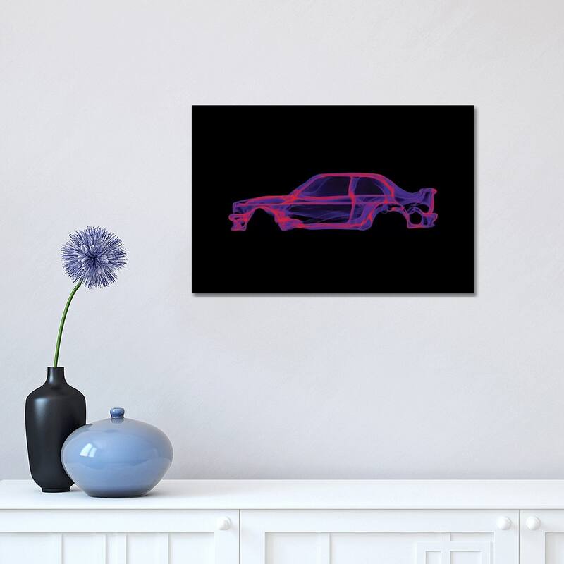 iCanvas "BMW E30 M3" by Octavian Mielu Canvas Print - 12x18x1.5