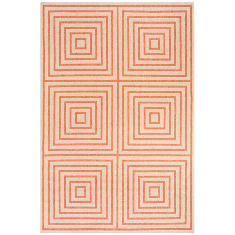 SAFAVIEH Linden Loris Indoor/ Outdoor Waterproof Patio Backyard Rug