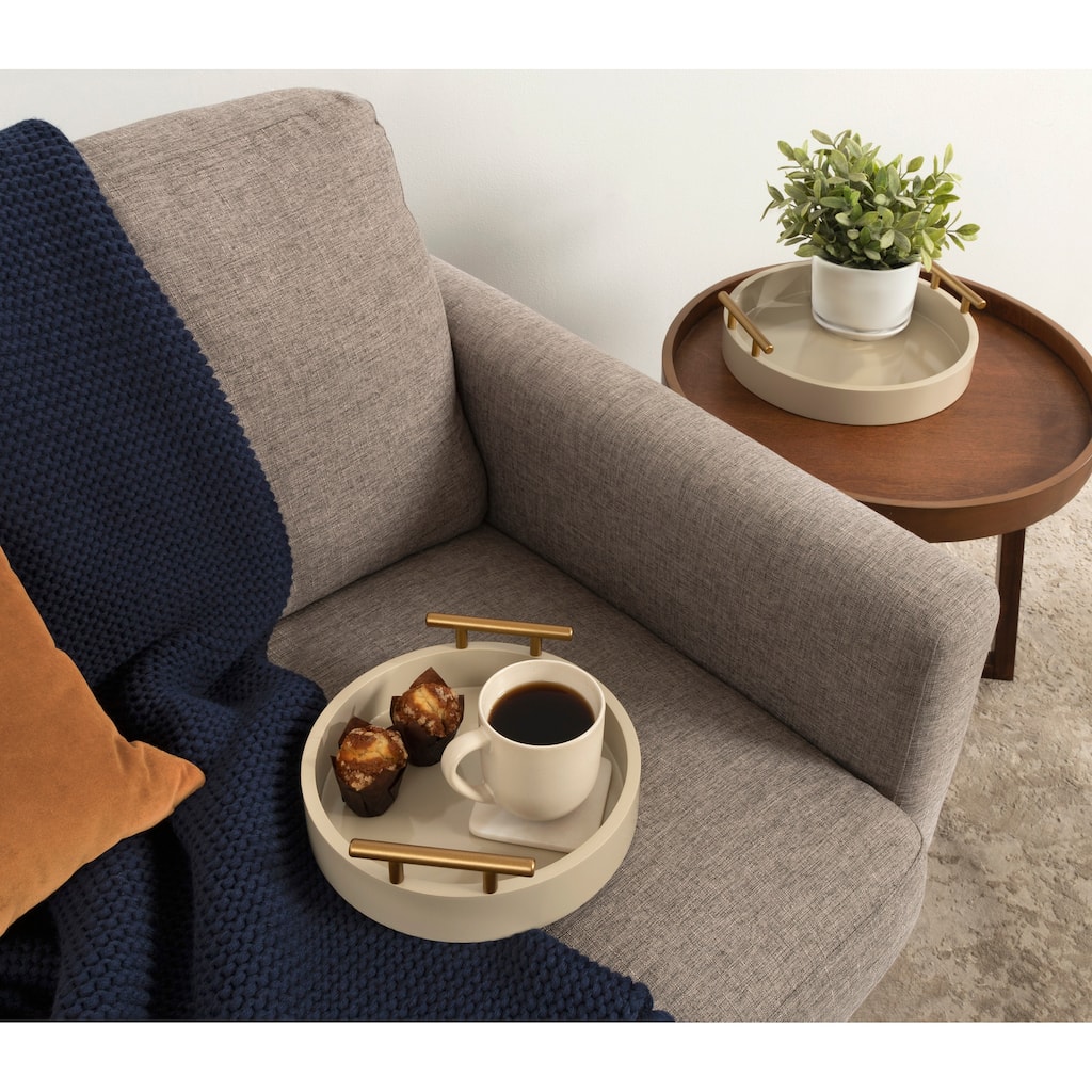 Kate and Laurel Lipton Round Tray Set
