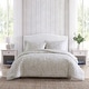 preview thumbnail 1 of 13, Nautica Tortola Reversible Cotton Comforter Set Beige - King
