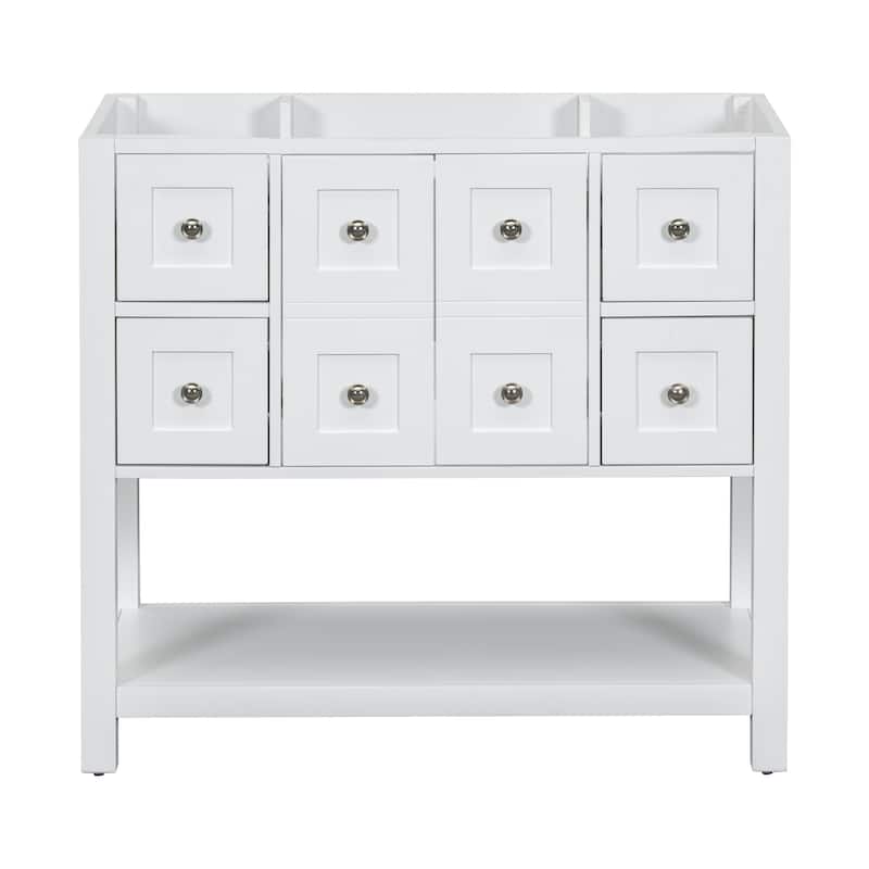 36" Bathroom Vanity Cabinet without Sink