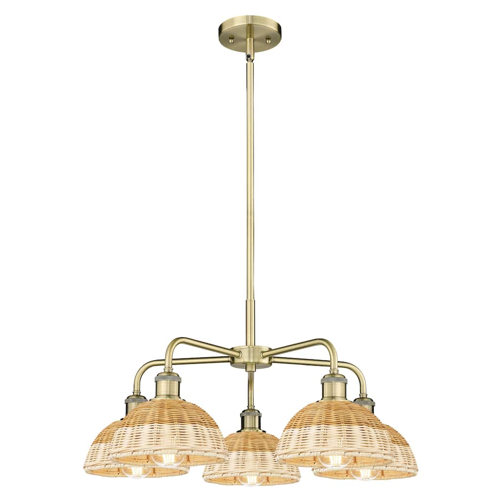 Innovations Lighting Endless Possibilities Ballston - Bristol Natural II - 5 Light 26" Stem Hung Chandelier