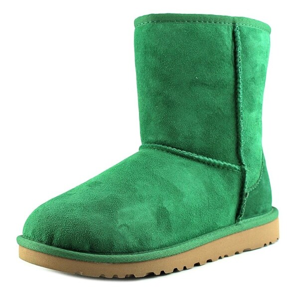 green winter boots