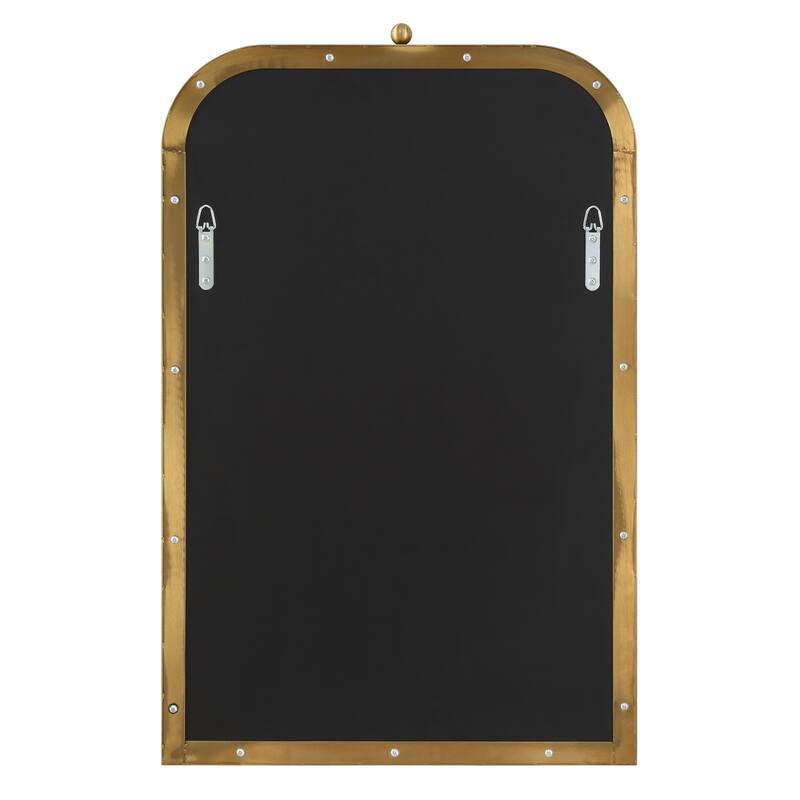 Arch Vanity Wall Mirror - 33" - Brass Plated Finish