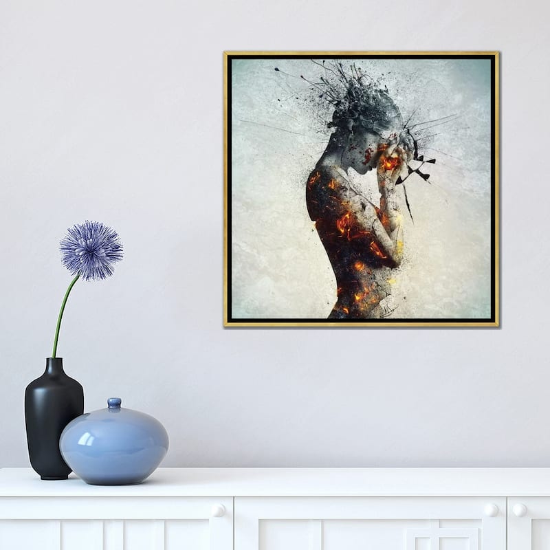 iCanvas "Deliberation" by Mario Sanchez Nevado Framed Canvas Print