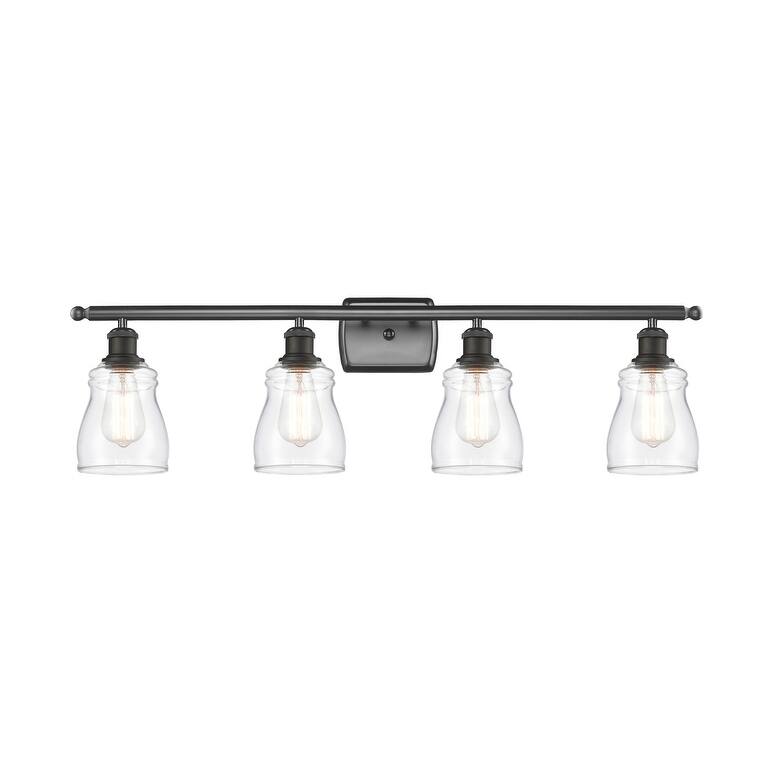 Innovations Lighting Ellery 4 Light 36" Wide Bathroom Vanity Light - Oil Rubbed Bronze / Clear
