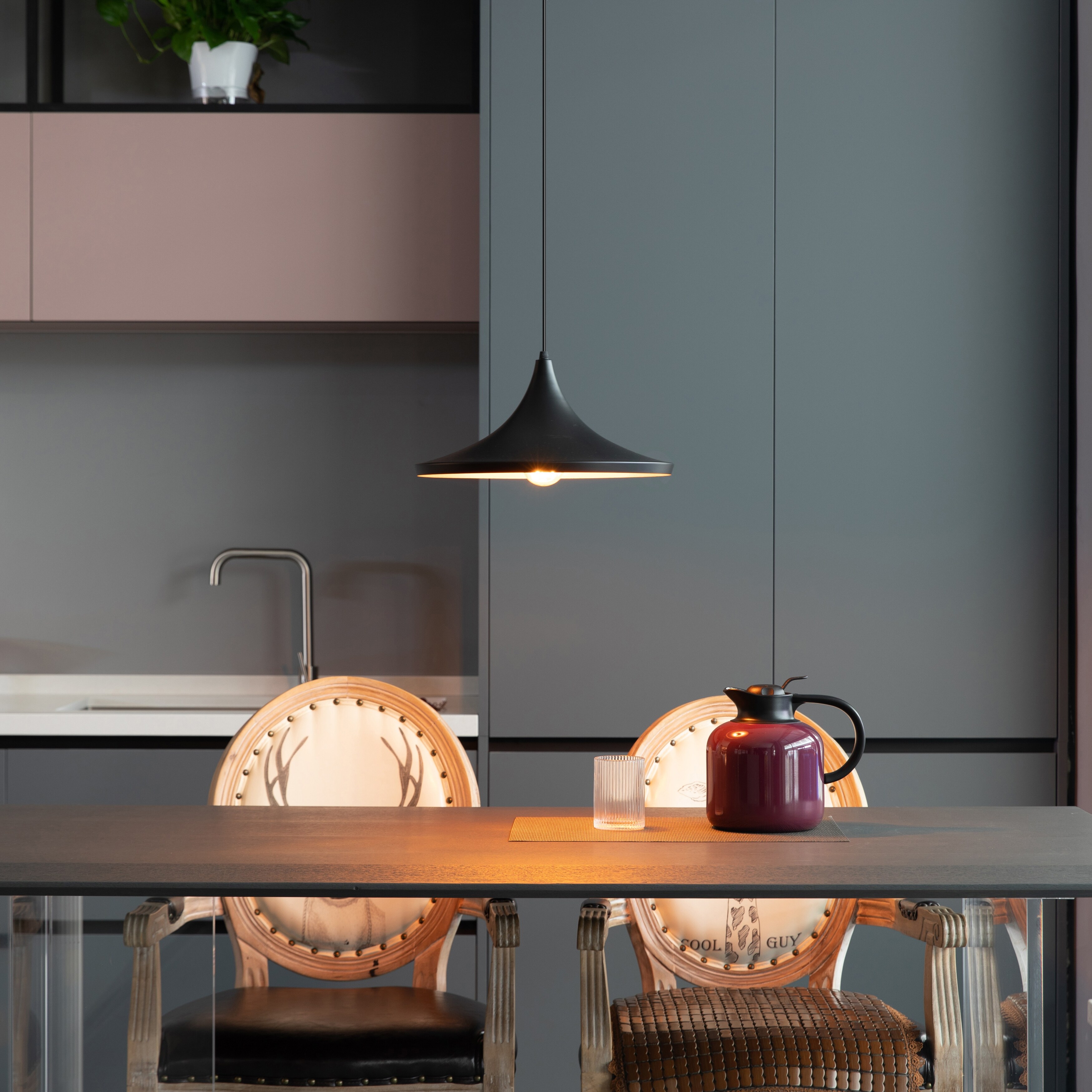 Modern Round Thin Metal Black Pendant Lamp Ceiling Hanging Light Fixture Black Decorative Chandelier Bed Bath Beyond 36254117