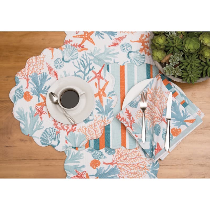 Tangerine Coast Napkin Set of 6 - Set of 6