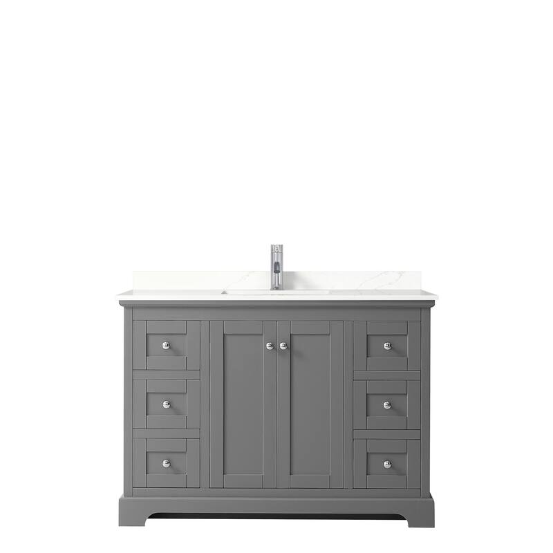 Avery 48-inch Single Vanity, Quartz Top