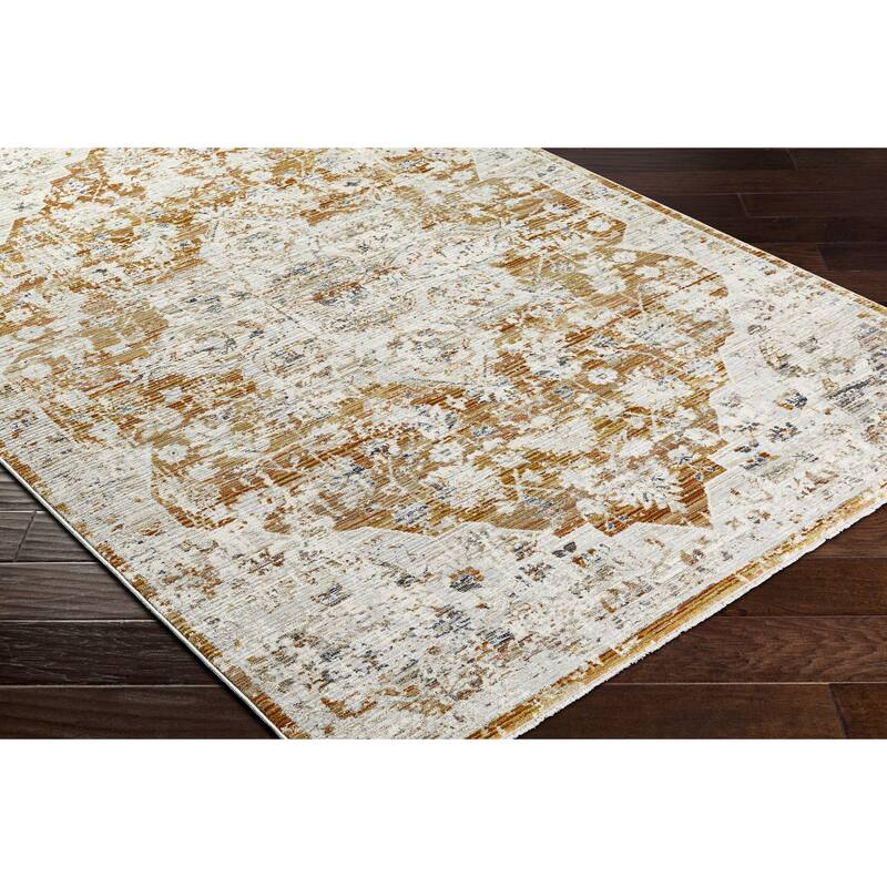Livabliss Edmonton Classic Border Area Rug