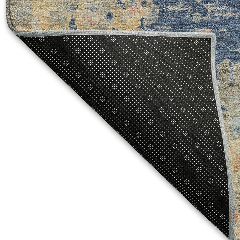 Machine Washable Indoor/ Outdoor Vintage Traditional Chantille Rug