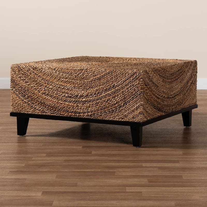 Verino Bohemian Natural Seagrass Coffee Table