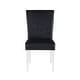 preview thumbnail 4 of 5, Somette Contemporary Curved Flare-Back Parson Side Chair, Set of 2