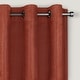 preview thumbnail 15 of 36, Eclipse Aura Draft Stopper Energy Saving 100% Blackout Grommet Top Curtain Panel