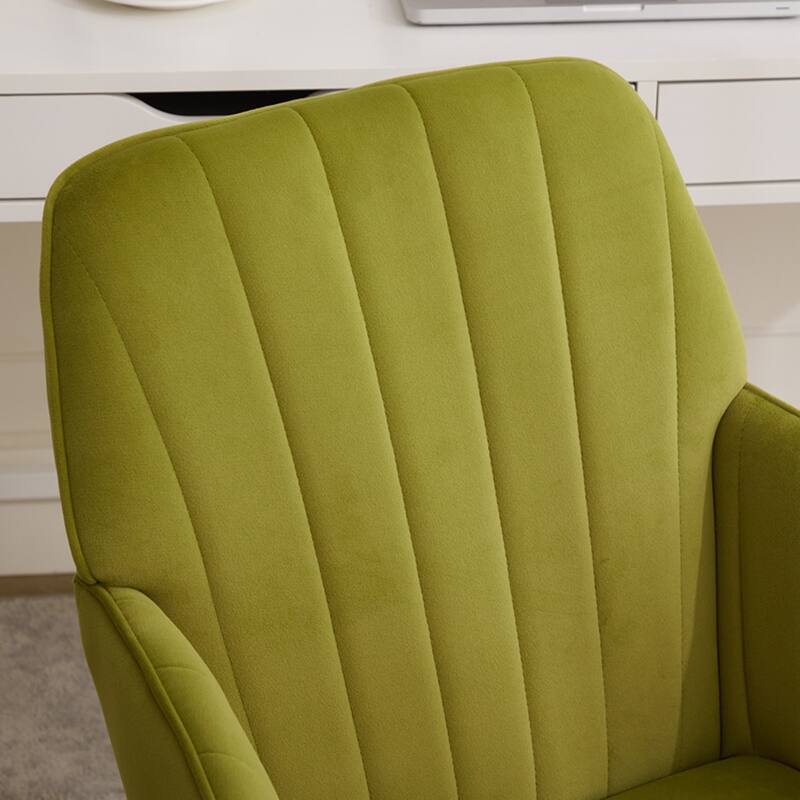 Modern Upholstered Swivel Office Chair