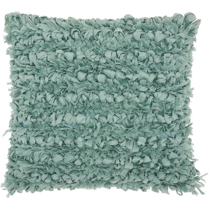Mina Victory Paper Loop Shag Throw Pillow by Nourison