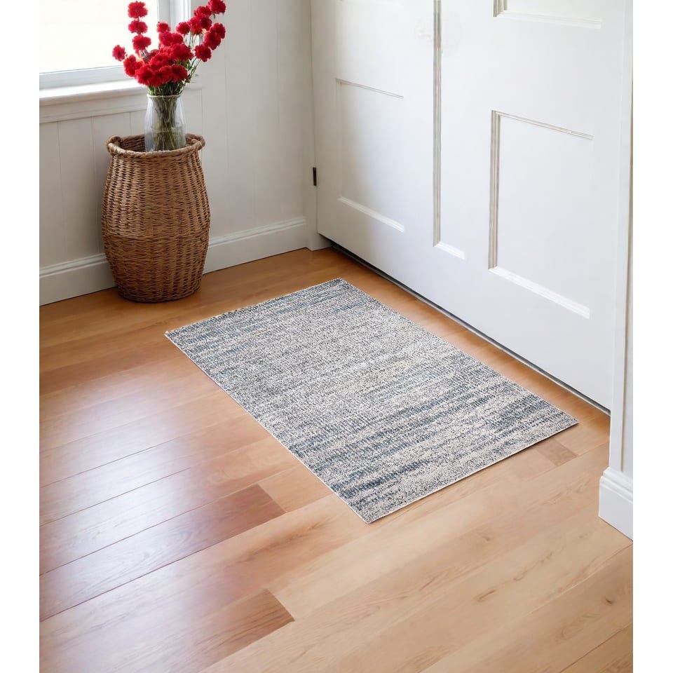 Sune Abstract Stain Resistant Area Rug By HomeRoots - 2' x 3'
