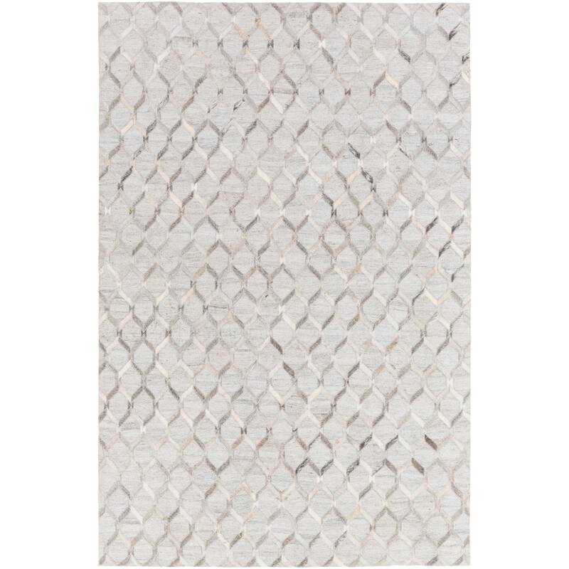 Hand-Crafted Esplanade Viscose & Hair-on-hide Area Rug